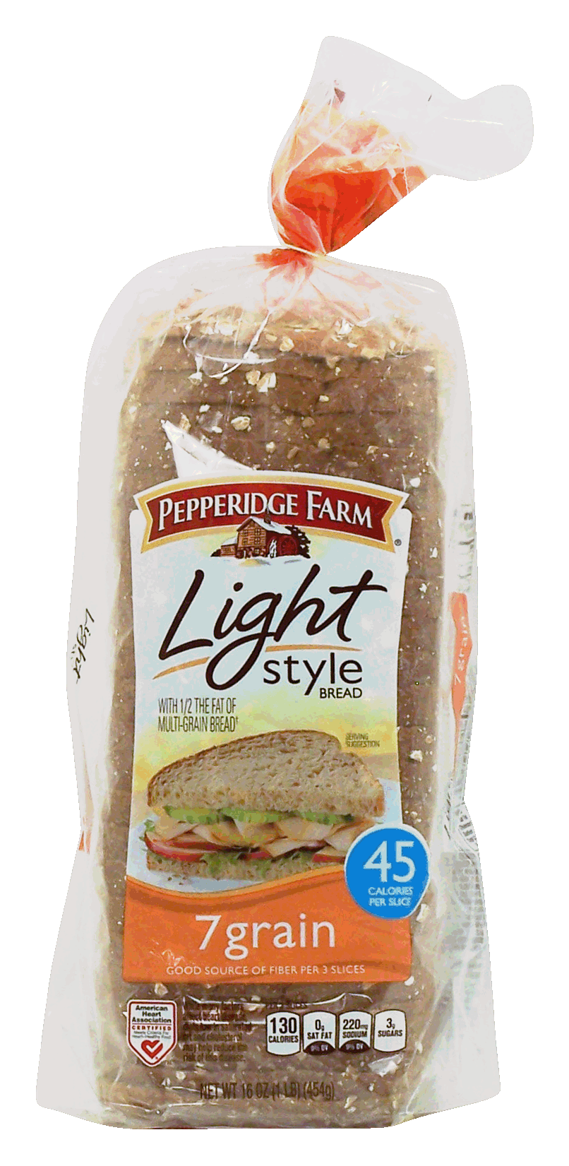 Pepperidge Farm Light Style 7 grain sliced bread loaf Full-Size Picture